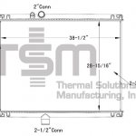 Line Art Thermal SOlutions Truck Radiator 437157p